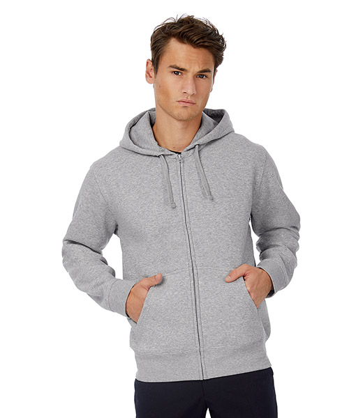 BCWM647 Sudadera con Capucha y Cremallera Personalizada Hooded Full Zip/Men
