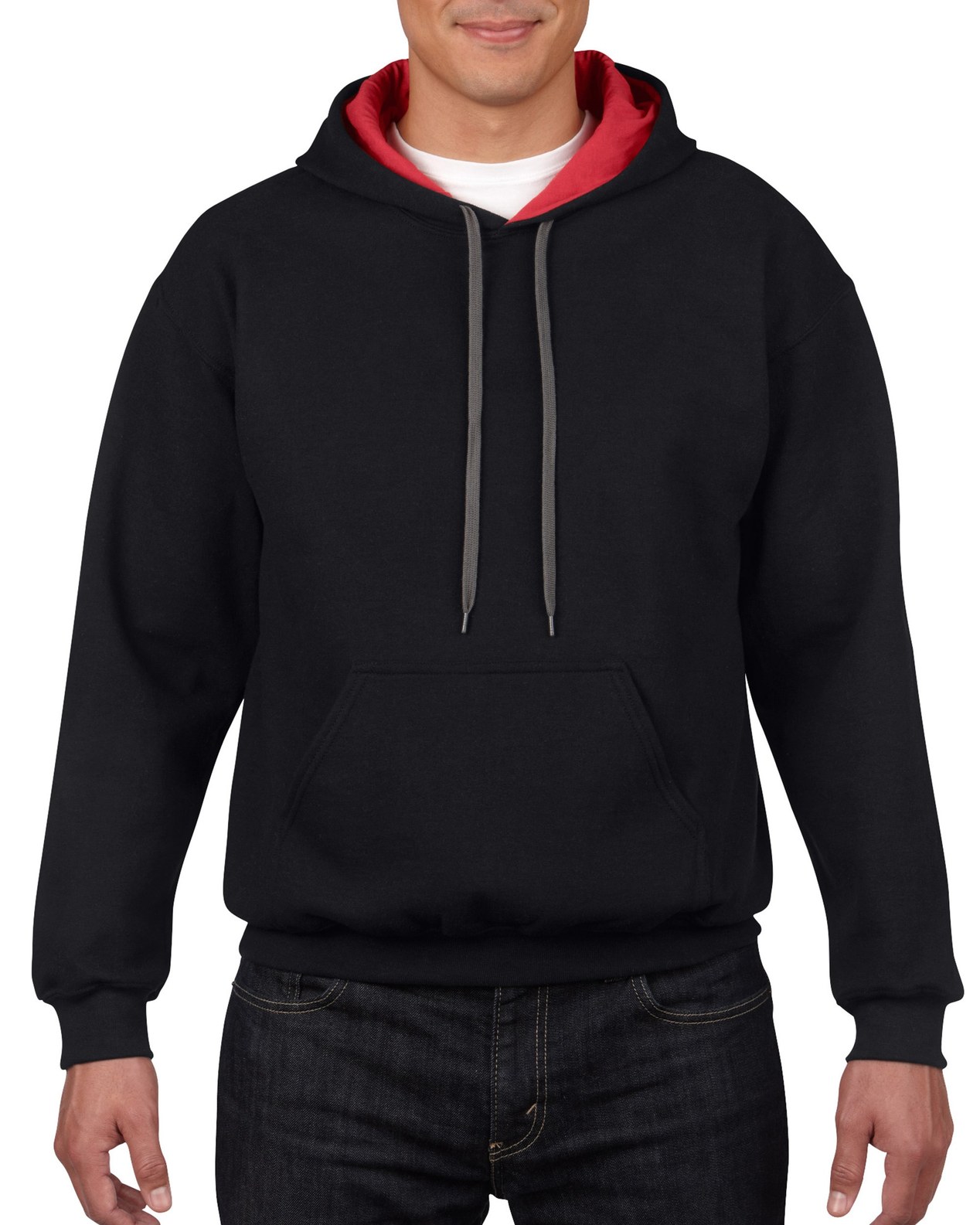 G185C00_JC036 Sudadera con Capucha Contrastada Personalizada