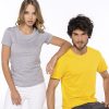Camiseta Mujer Manga Corta Kariban Personalizada