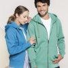 Sudadera Mujer con Capucha y Cremallera Melange Personalizada