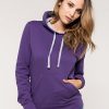 Sudadera Mujer con Capucha Contrastada Personalizada