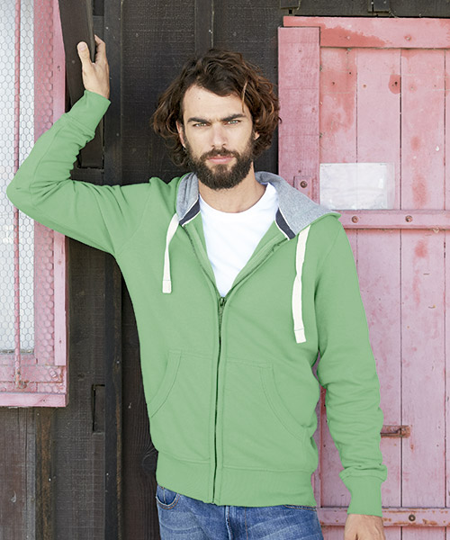 KV2300 Sudadera con Capucha y Cremallera Vintage Personalizada